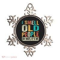 I Smell Old People It's Me Funny Senior Birthday Gag Gift Ornament thumb 0