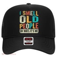 I Smell Old People It's Me Funny Senior Birthday Gag Gift Hat thumb 0