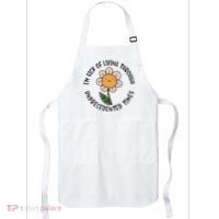 Im Sick Of Living Through Unprecedented Time Flower Apron thumb 0