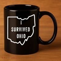 I Survived Ohio Meme Retro Shirt Funny I Survived Ohio 11oz C Handle Ceramic Mug thumb 3
