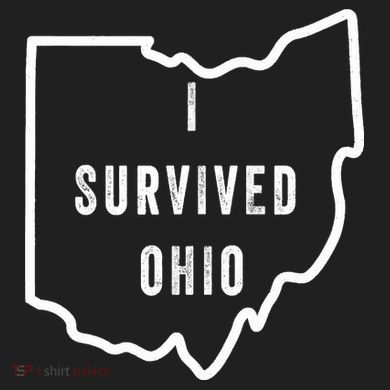 I Survived Ohio Meme Retro Shirt Funny I Survived Ohio 11oz C Handle Ceramic Mug
