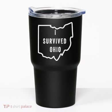 I Survived Ohio Meme Retro Shirt Funny I Survived Ohio Tumbler