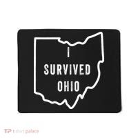 I Survived Ohio Meme Retro Shirt Funny I Survived Ohio Mousepad thumb 0
