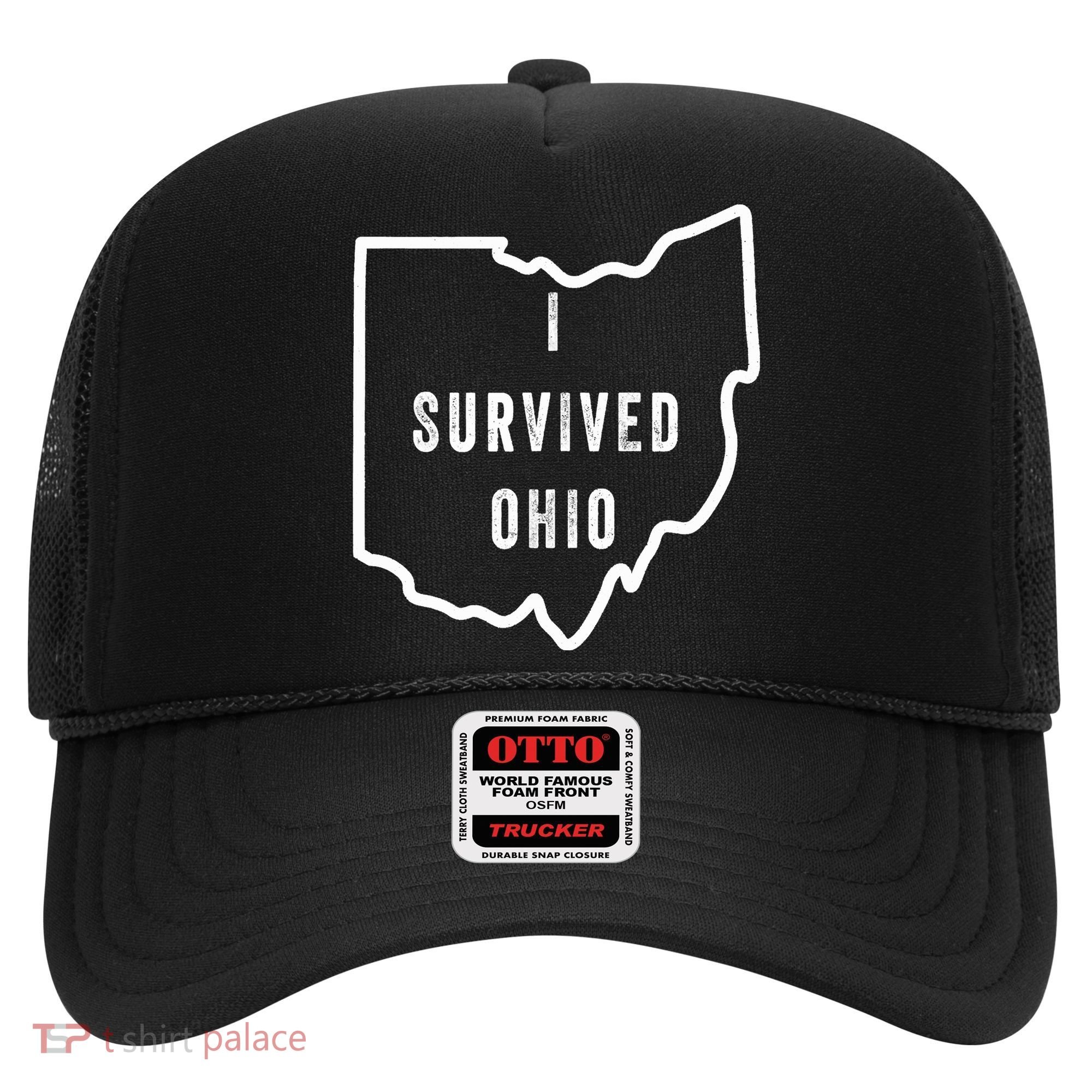 I Survived Ohio Meme Retro Shirt Funny I Survived Ohio Hat