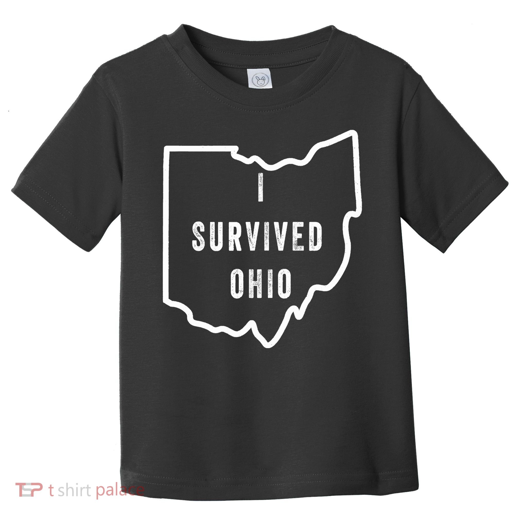 I Survived Ohio Meme Retro Shirt Funny I Survived Ohio Toddler T-Shirt