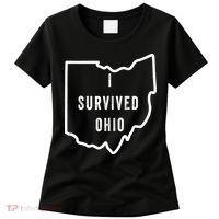 I Survived Ohio Meme Retro Shirt Funny I Survived Ohio Women's T-Shirt thumb 0