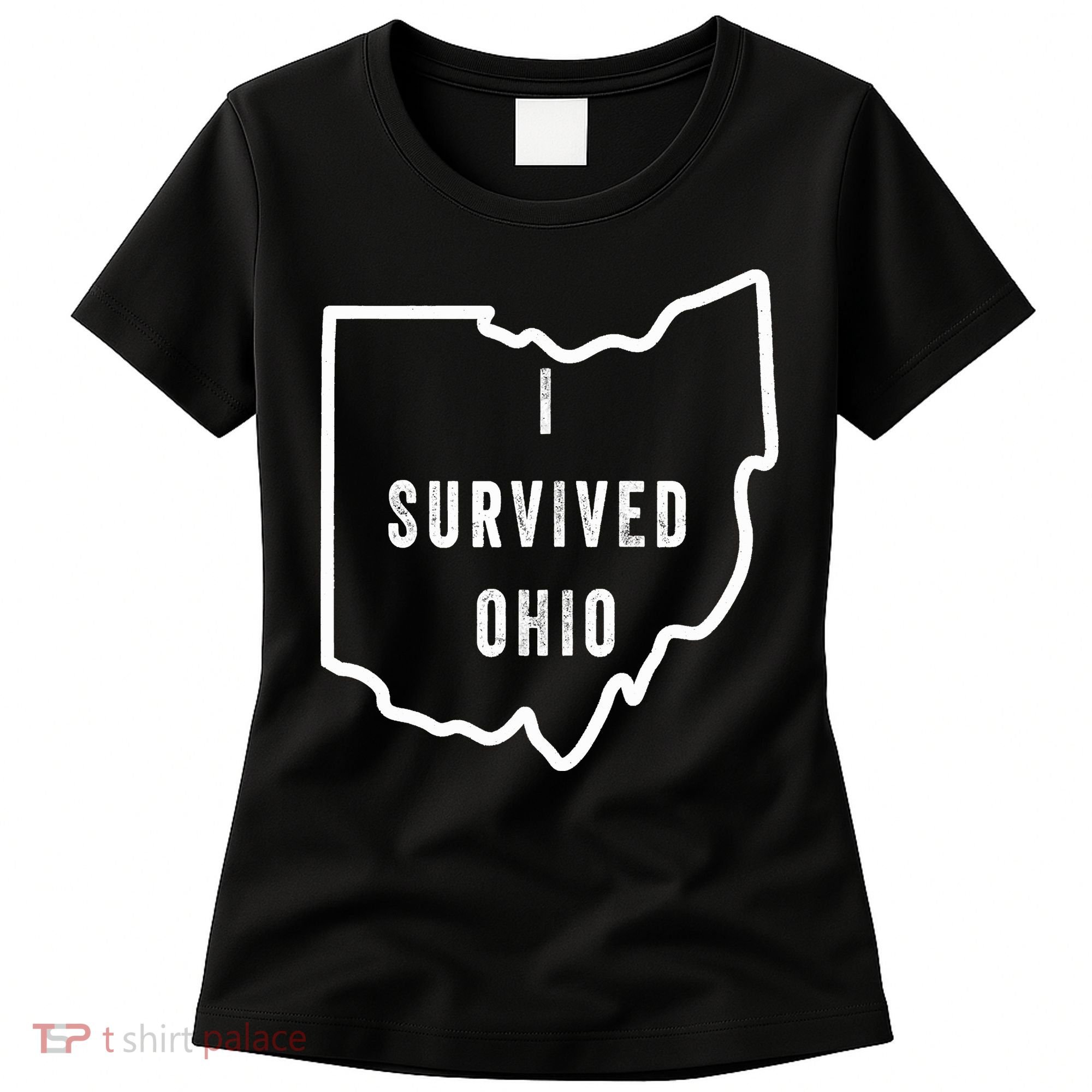 I Survived Ohio Meme Retro Shirt Funny I Survived Ohio Women's T-Shirt