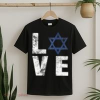 Israel Star of David Retro Jewish Gifts T-Shirt thumb 2