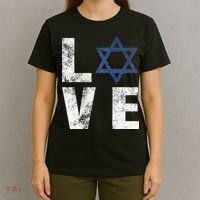Israel Star of David Retro Jewish Gifts T-Shirt thumb 4
