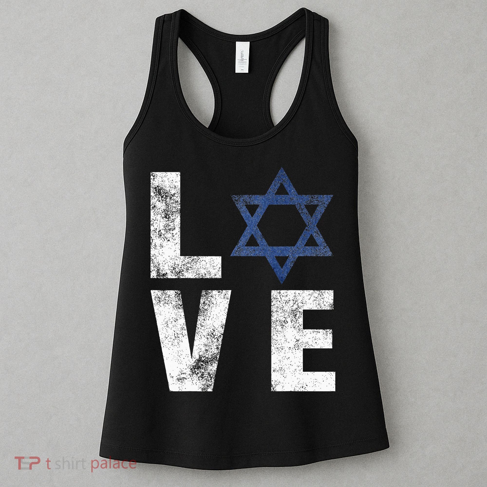 Israel Star of David Retro Jewish Gifts Women's Tank Top