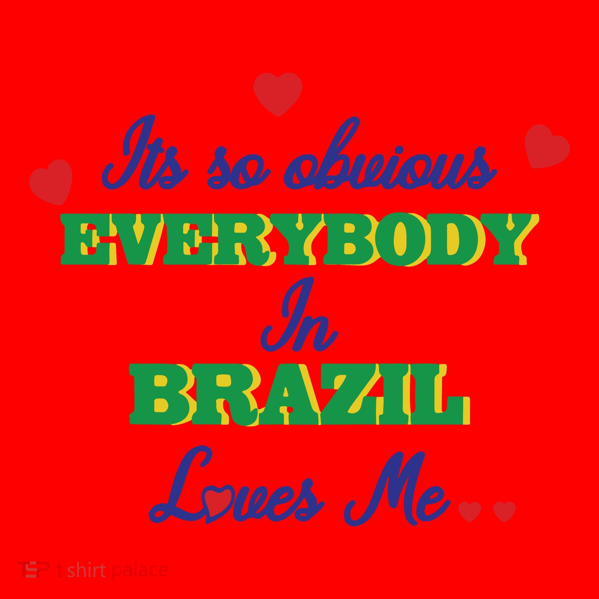 Its So Obvious Everybody In Brazil Loves Me New Santa Hat