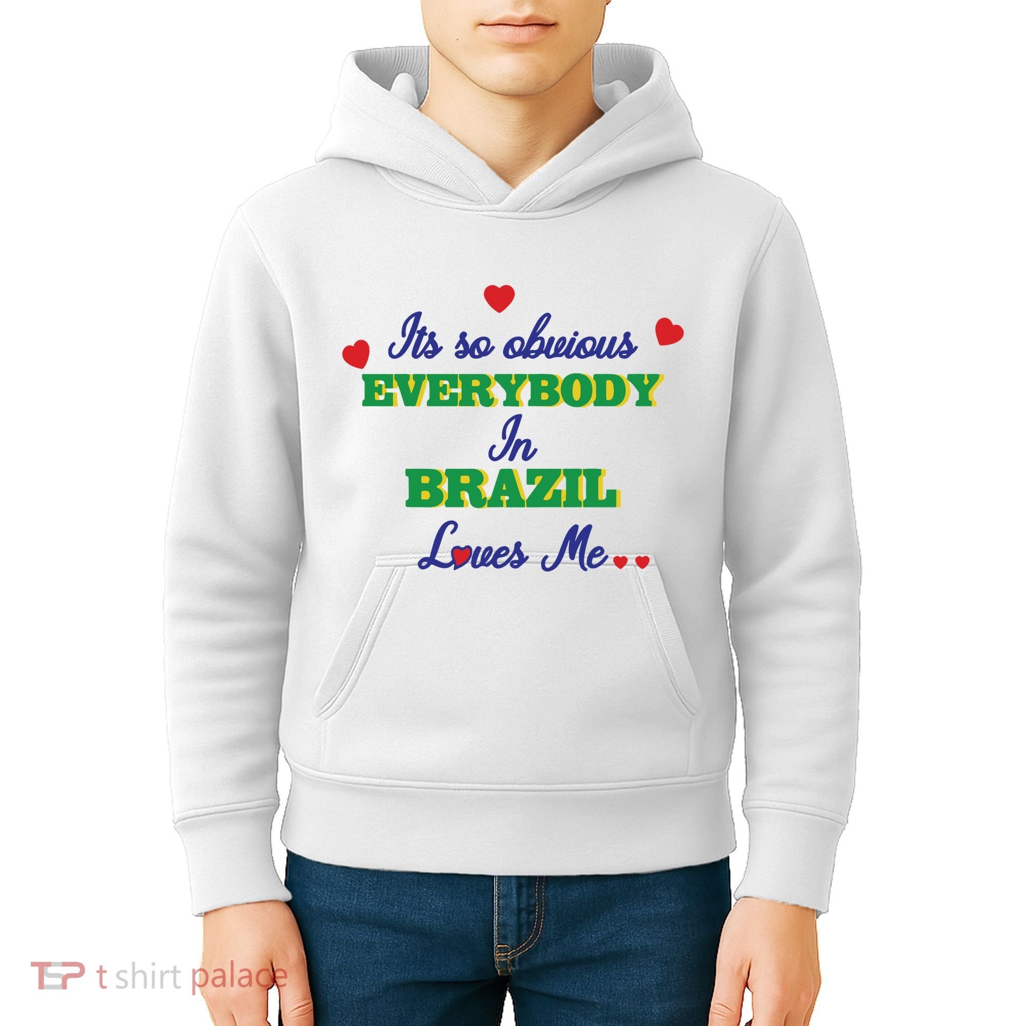 Its So Obvious Everybody In Brazil Loves Me New Kids Hoodie