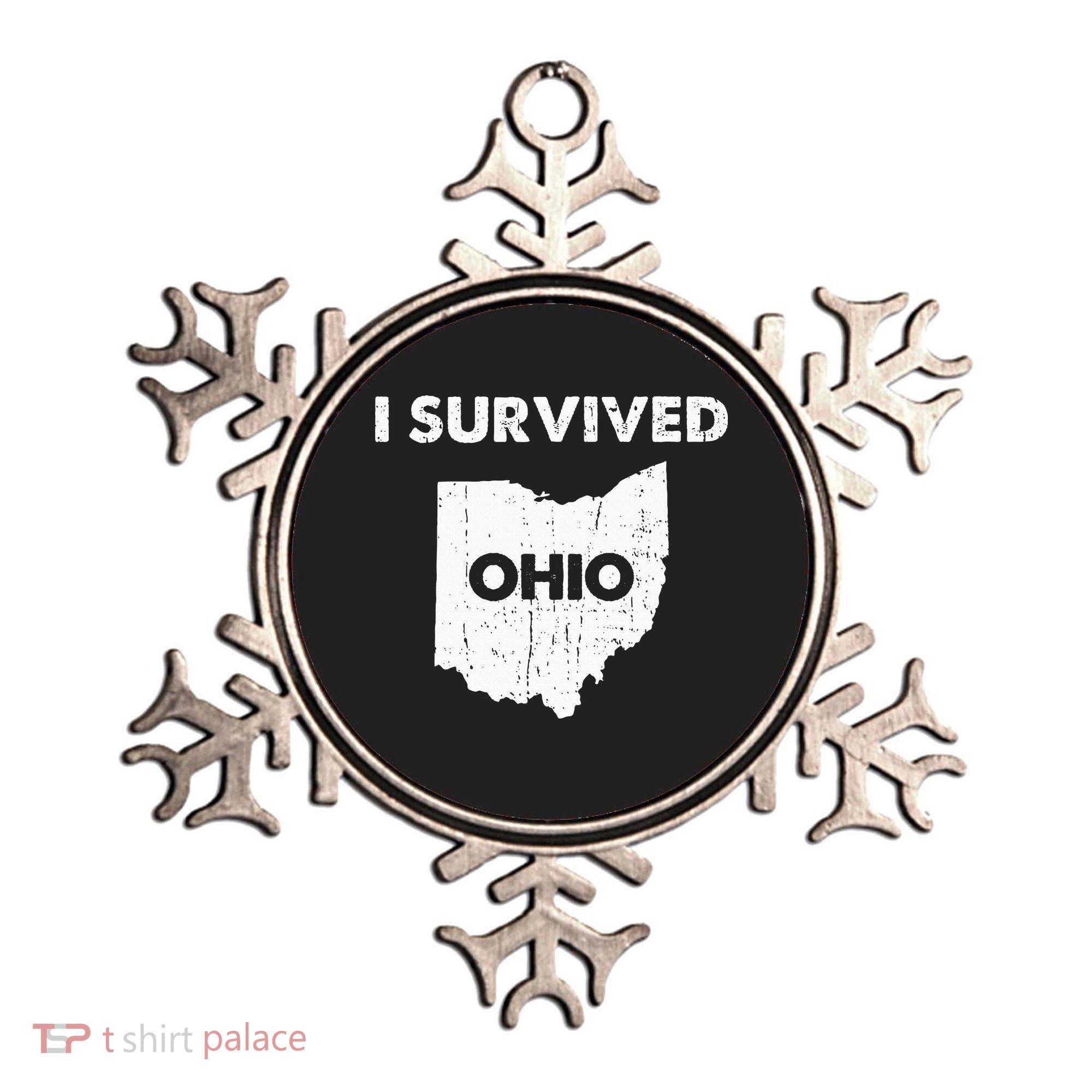 I Survived Ohio Ornament