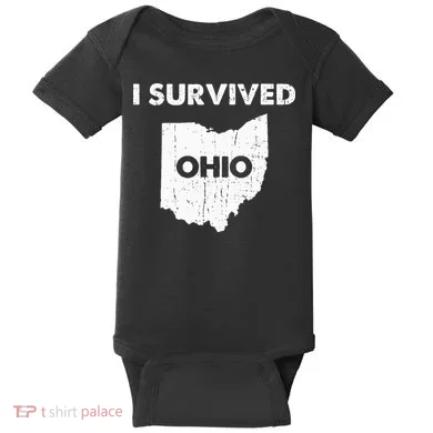 I Survived Ohio Baby Bodysuit