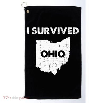 I Survived Ohio Golf Towel