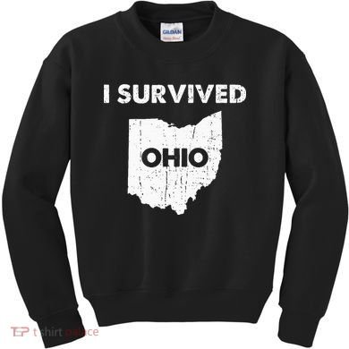 I Survived Ohio Kids Sweatshirt