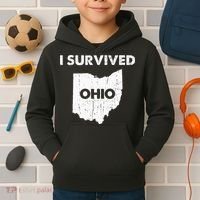 I Survived Ohio Kids Hoodie thumb 2