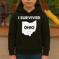 I Survived Ohio Kids Hoodie thumb 3