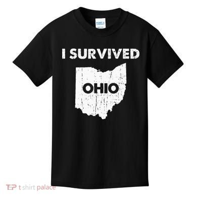 I Survived Ohio Kids T-Shirt