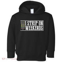 I Strip On Weekends Funny Drag Racing Lover Car Race Toddler Hoodie thumb 0