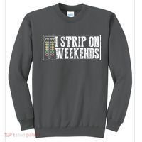 I Strip On Weekends Funny Drag Racing Lover Car Race Sweatshirt thumb 0