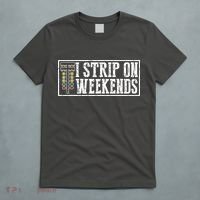 I Strip On Weekends Funny Drag Racing Lover Car Race T-Shirt thumb 5