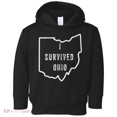 I Survived Ohio Meme Toddler Hoodie