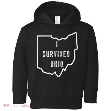 I Survived Ohio Meme Toddler Hoodie