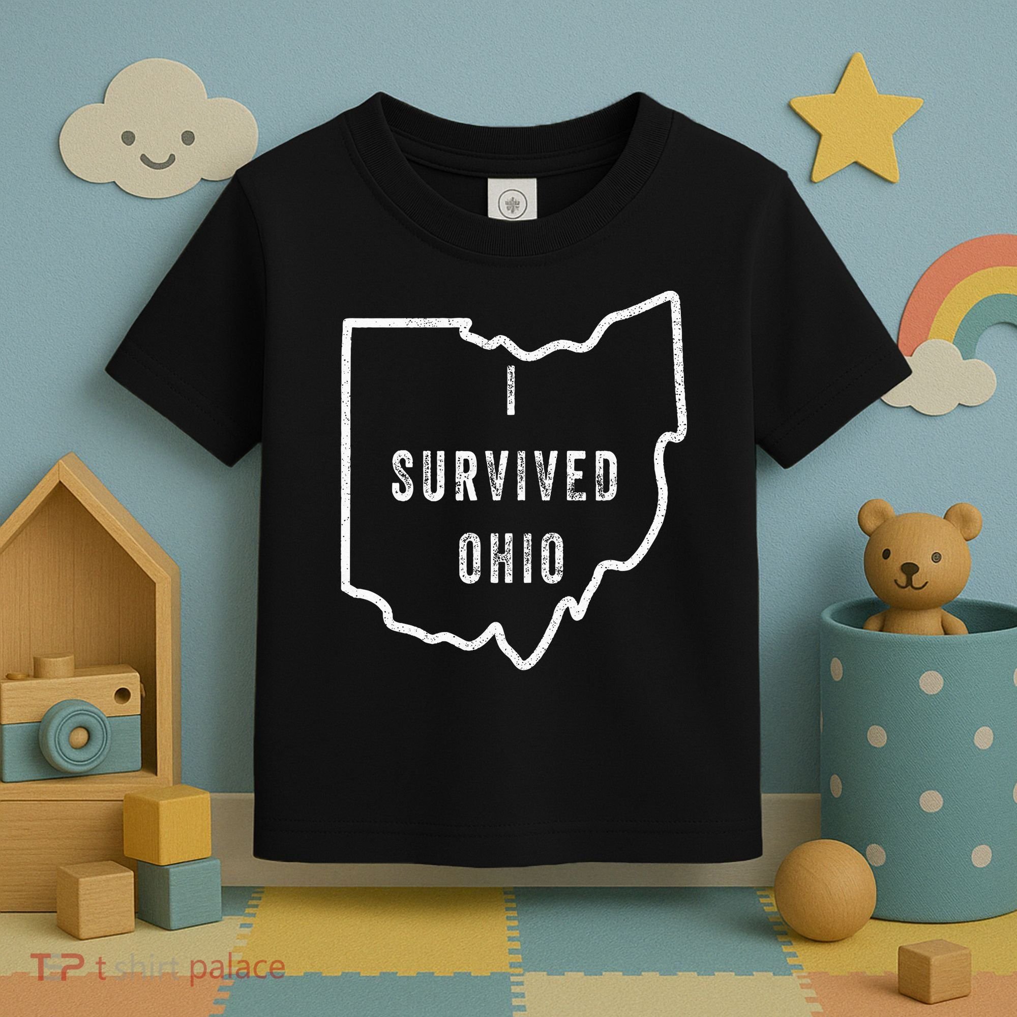 I Survived Ohio Meme Toddler T-Shirt