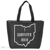 I Survived Ohio Meme Tote Bag thumb 0