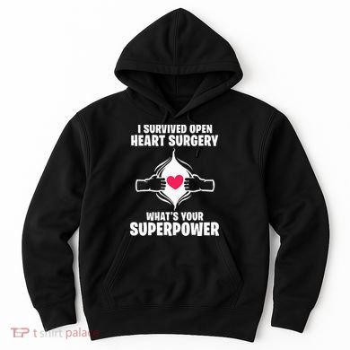 I Survived Open Heart Surgery Bypass Operation Recovery Hoodie