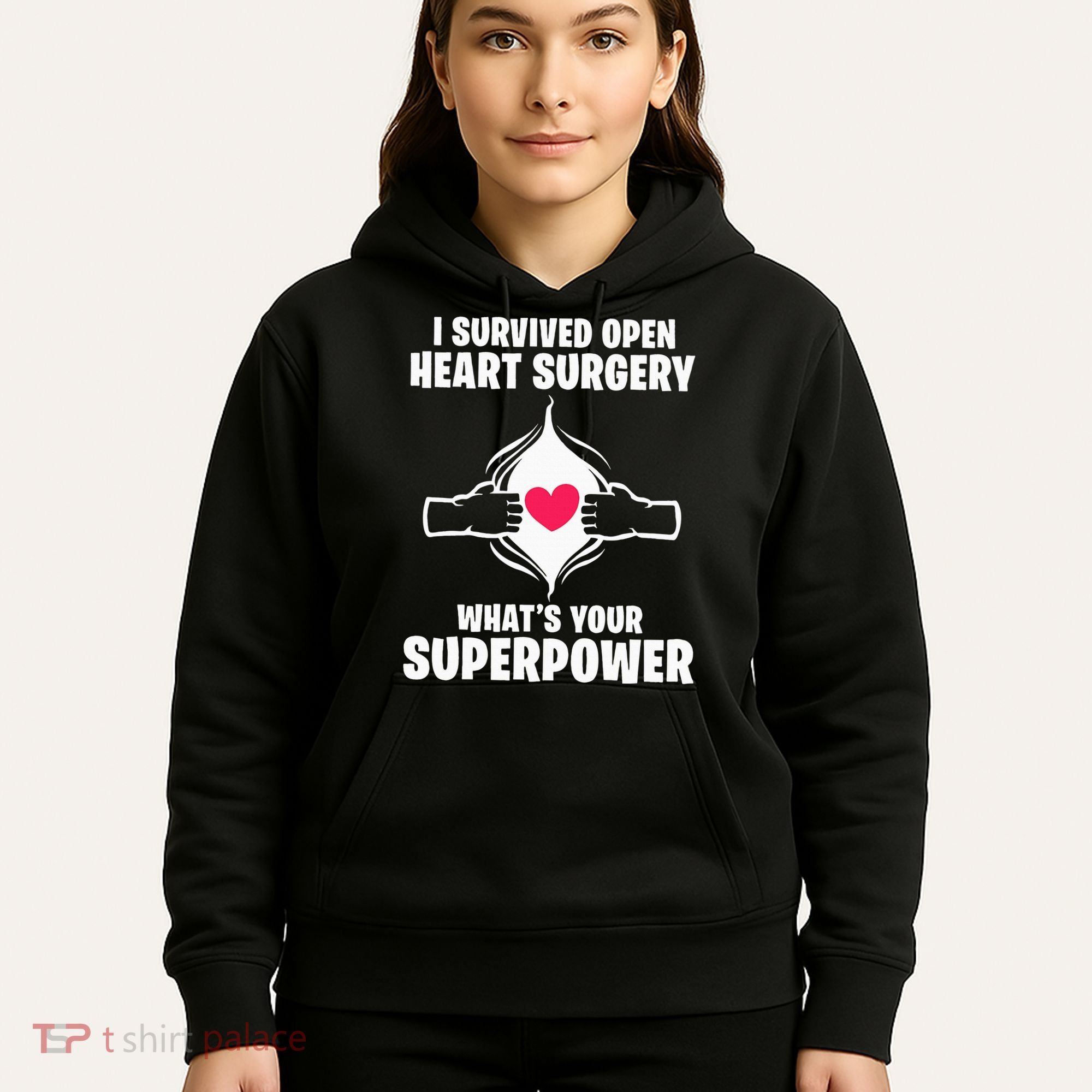 I Survived Open Heart Surgery Bypass Operation Recovery Hoodie