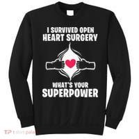 I Survived Open Heart Surgery Bypass Operation Recovery Sweatshirt thumb 0