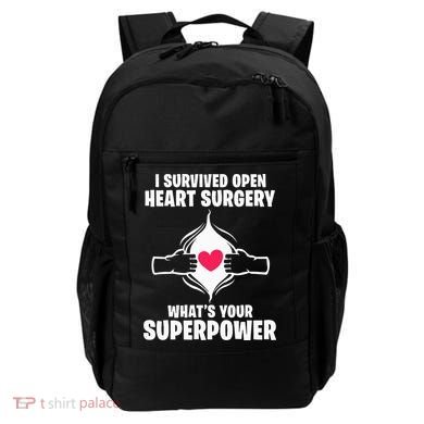 I Survived Open Heart Surgery Bypass Operation Recovery Backpack