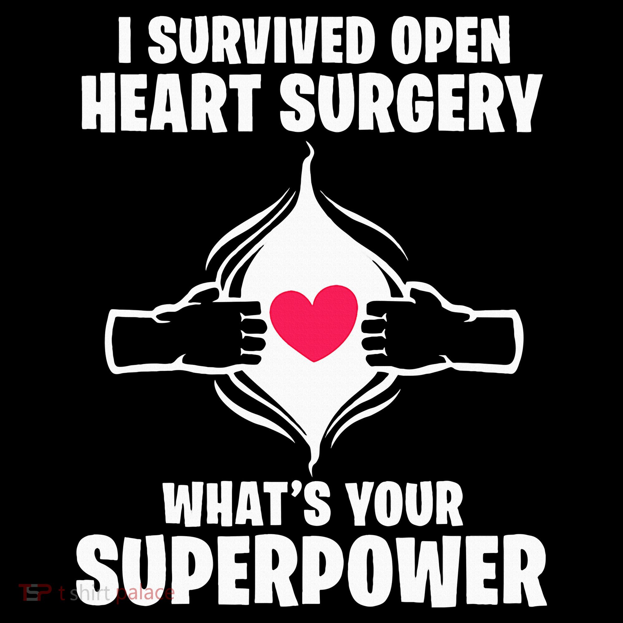 I Survived Open Heart Surgery Bypass Operation Recovery Backpack