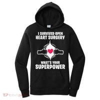 I Survived Open Heart Surgery Bypass Operation Recovery Women's Hoodie thumb 0