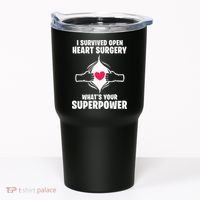 I Survived Open Heart Surgery Bypass Operation Recovery Tumbler thumb 0