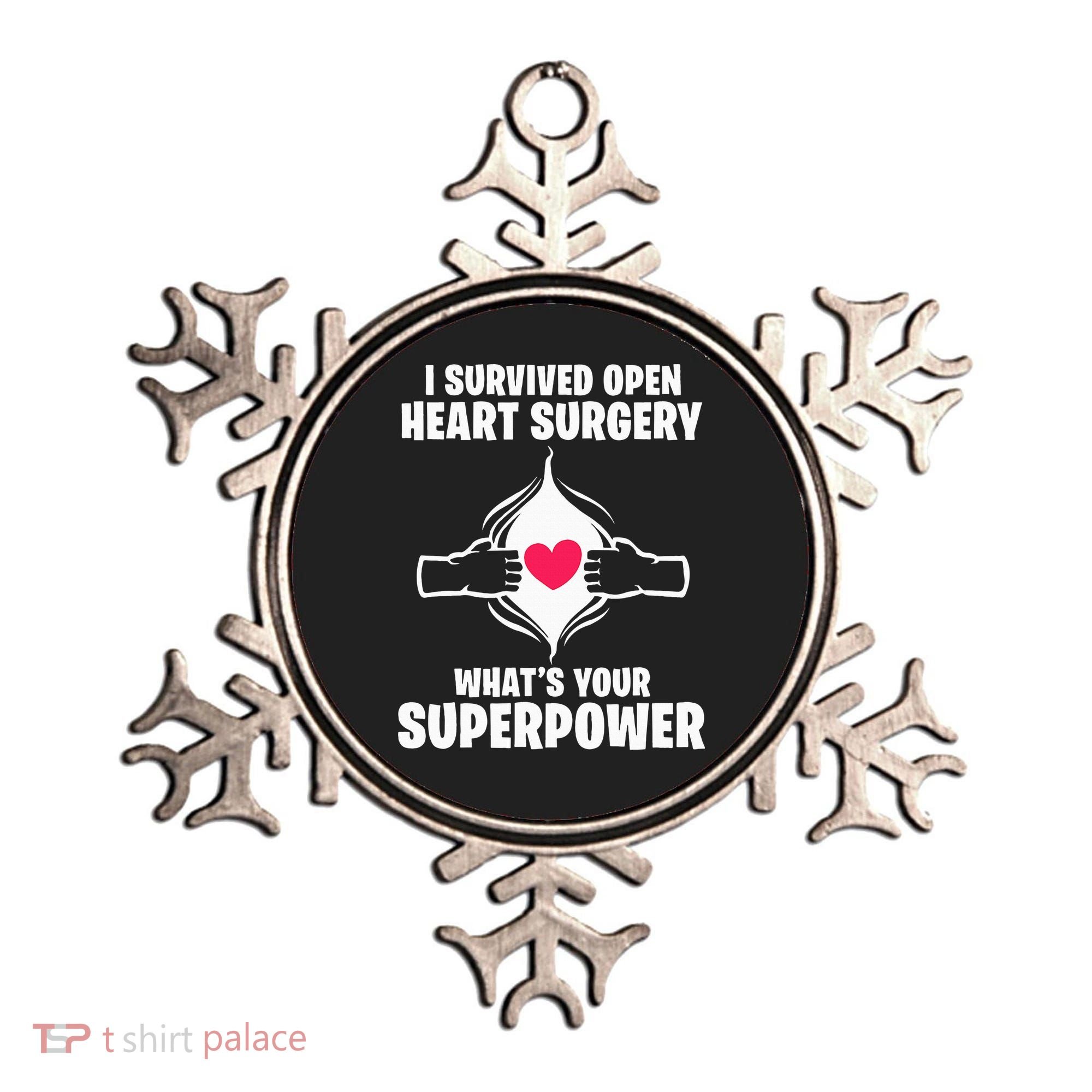 I Survived Open Heart Surgery Bypass Operation Recovery Ornament