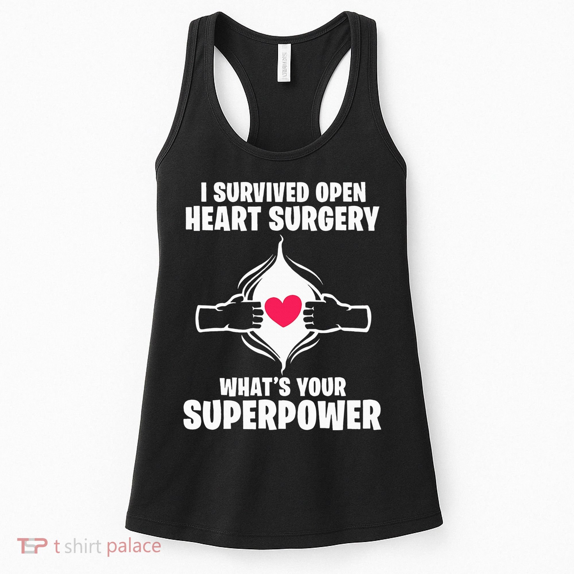 I Survived Open Heart Surgery Bypass Operation Recovery Women's Tank Top