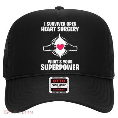 I Survived Open Heart Surgery Bypass Operation Recovery Hat