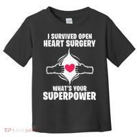 I Survived Open Heart Surgery Bypass Operation Recovery Toddler T-Shirt thumb 0