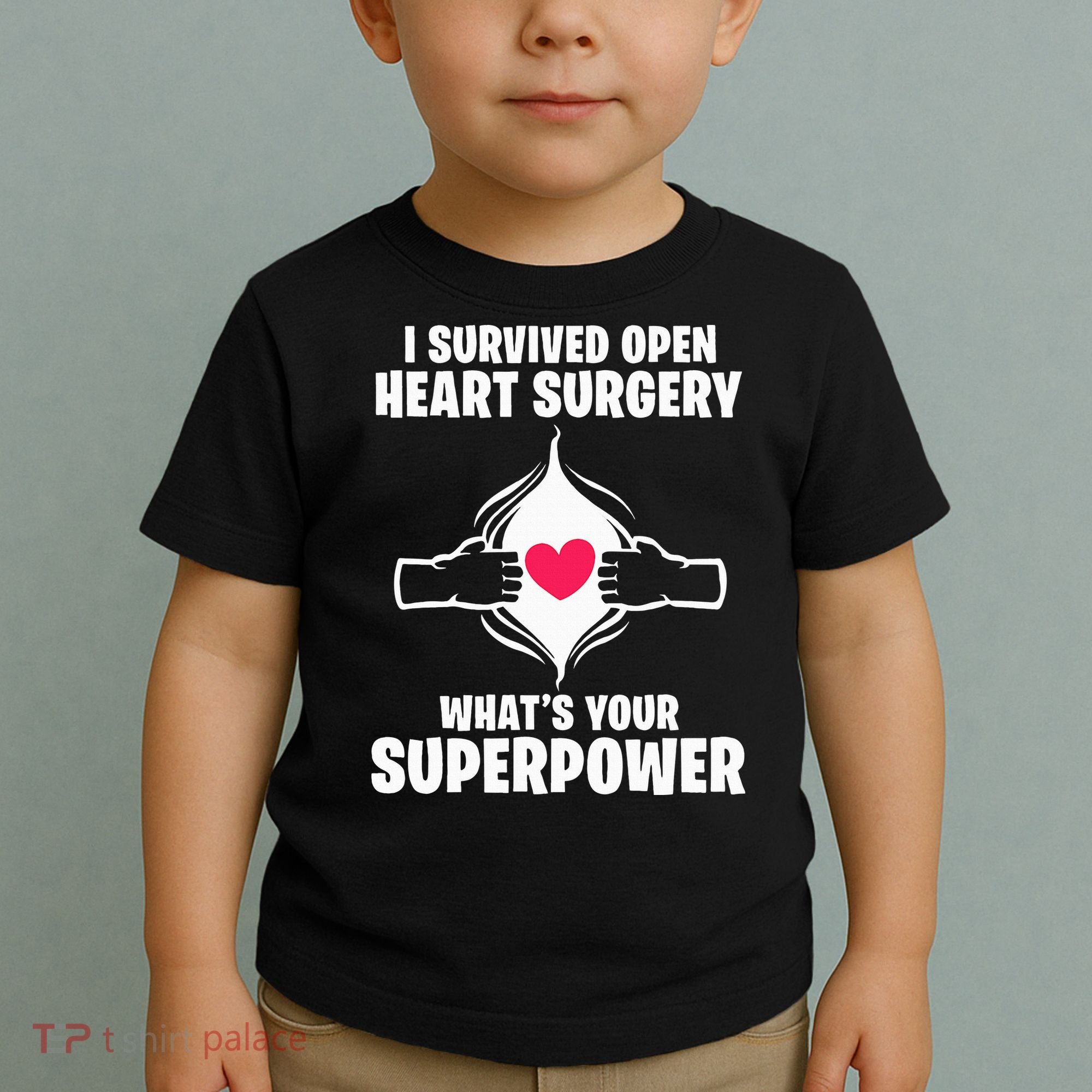 I Survived Open Heart Surgery Bypass Operation Recovery Toddler T-Shirt
