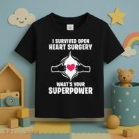 I Survived Open Heart Surgery Bypass Operation Recovery Toddler T-Shirt thumb 3