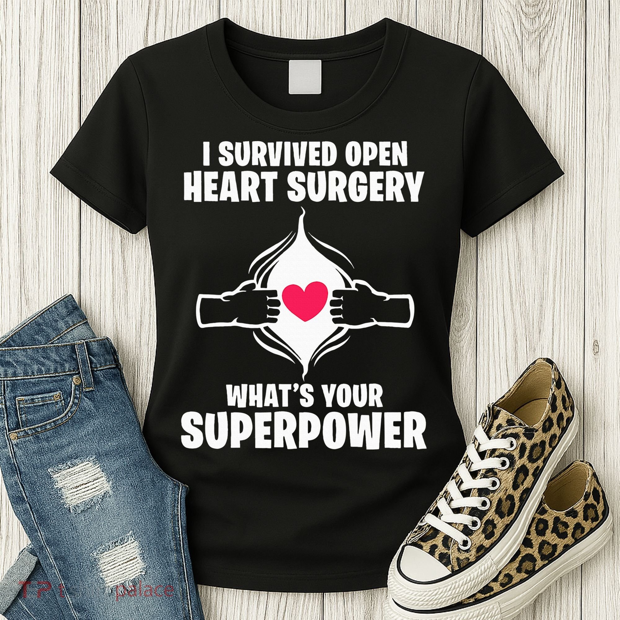I Survived Open Heart Surgery Bypass Operation Recovery Women's T-Shirt