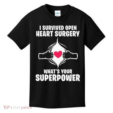 I Survived Open Heart Surgery Bypass Operation Recovery Kids T-Shirt