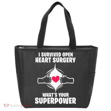 I Survived Open Heart Surgery Bypass Operation Recovery Tote Bag