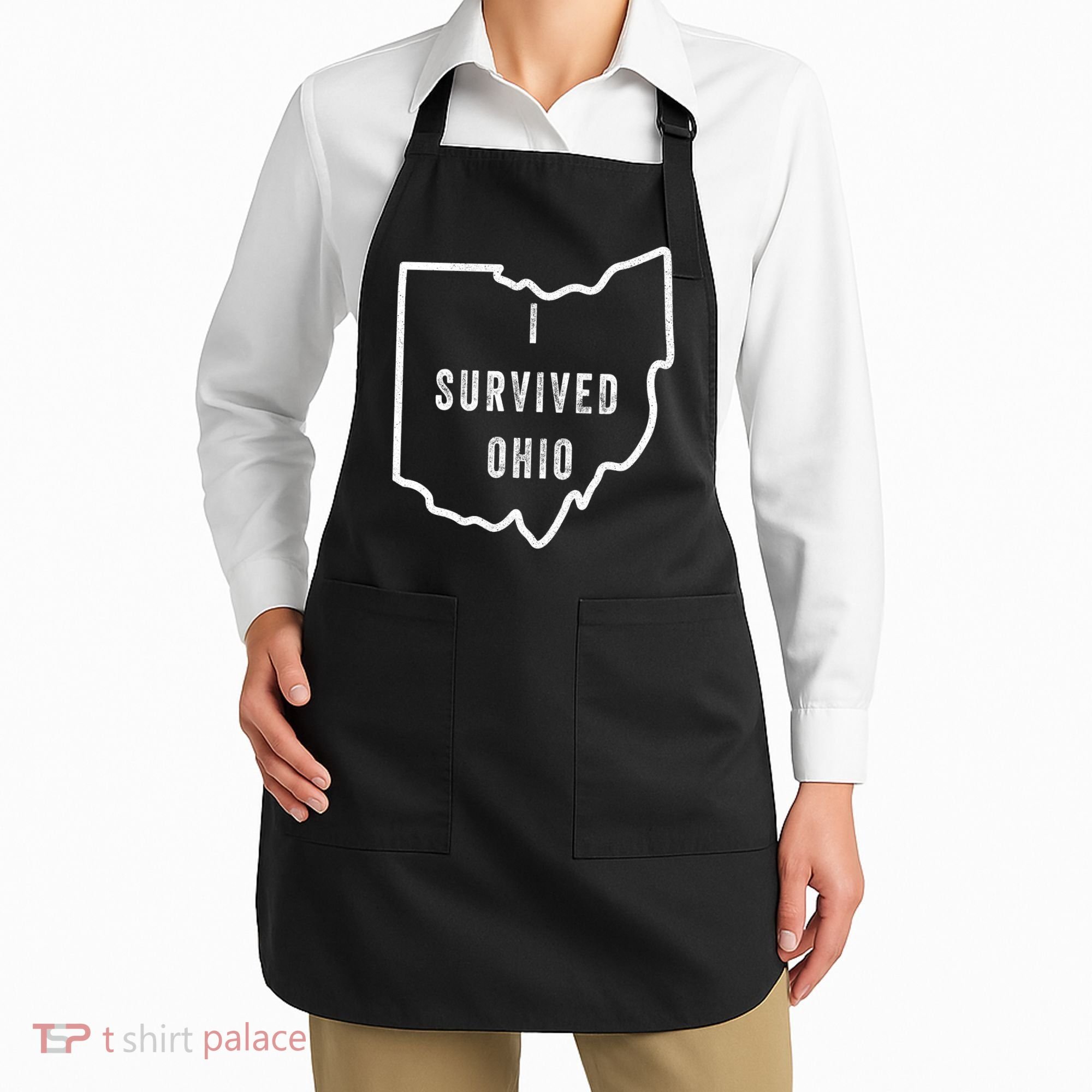 I Survived Ohio Meme Apron