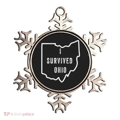 I Survived Ohio Meme Ornament