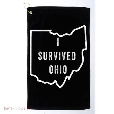 I Survived Ohio Meme Golf Towel