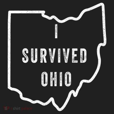 I Survived Ohio Meme Golf Towel